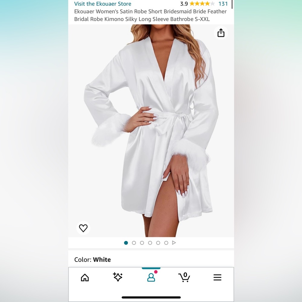Never worn bridal robe